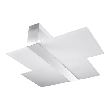 Stropní svítidlo MASSIMO 2xE27/60W/230V bílá/lesklý chrom