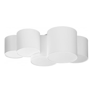 Stropní svítidlo MONA 5xE27/15W/230V bílá