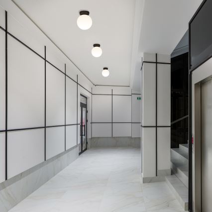 Stropní svítidlo MOONLIGHT 1xE27/15W/230V pr. 16 cm černá