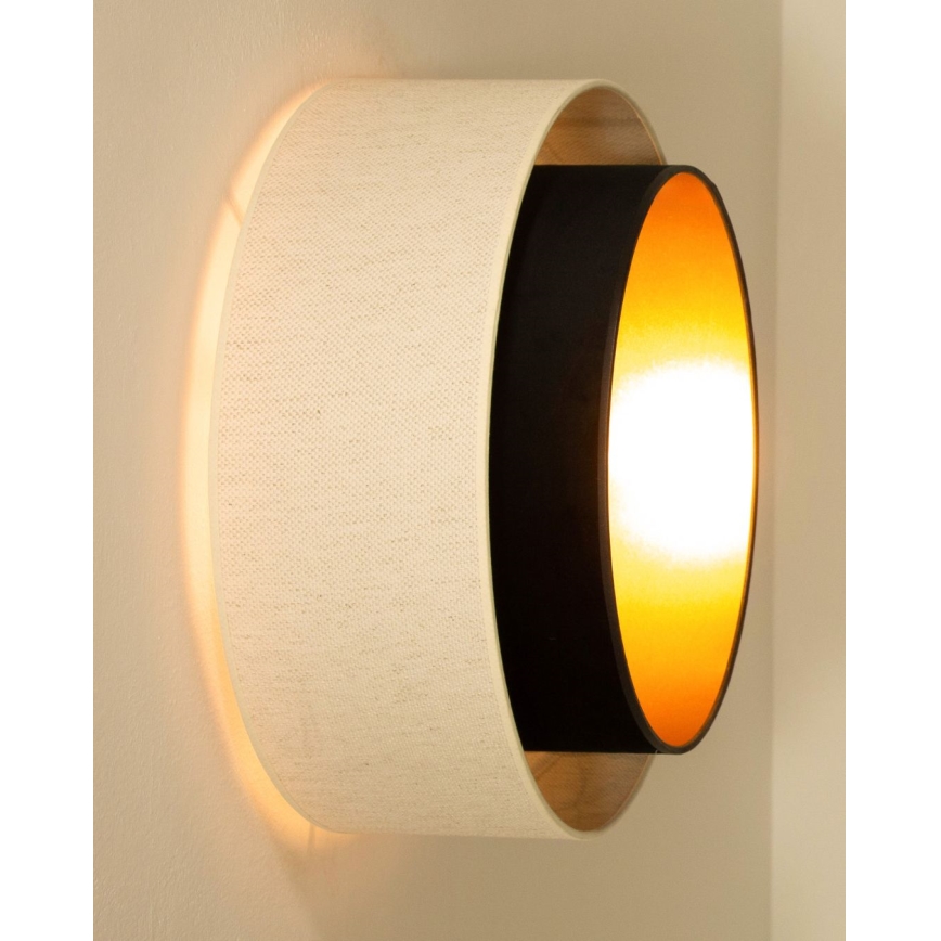 Stropní svítidlo NATIA 1xE27/60W/230V bílá/černá