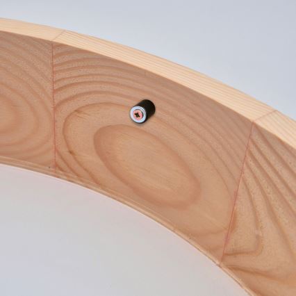 Stropní svítidlo NATURAL 2xE27/60W/230V ø 37 cm borovice - FSC certifikováno