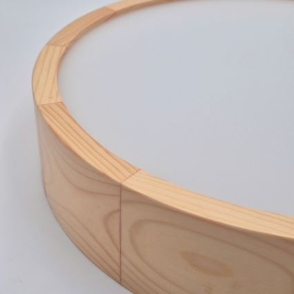 Stropní svítidlo NATURAL 2xE27/60W/230V ø 37 cm borovice - FSC certifikováno