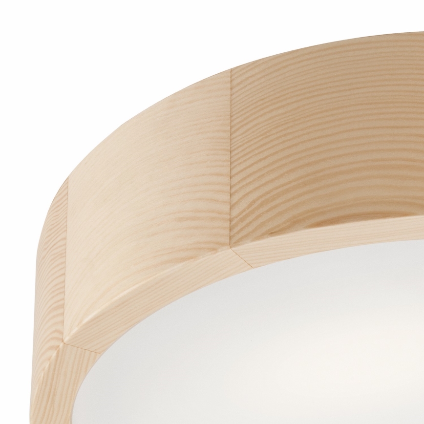 Stropní svítidlo NATURAL 2xE27/60W/230V ø 37 cm borovice - FSC certifikováno