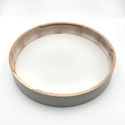 Stropní svítidlo NATURAL 5xE27/15W/230V pr. 47,5 cm borovice/bílá