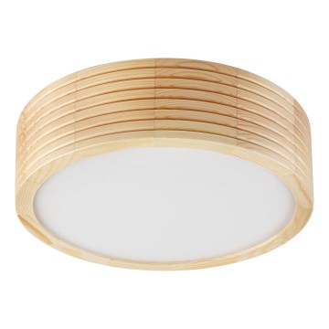 Stropní svítidlo NATURAL MODERN 1xE27/15W/230V pr. 27,5 cm borovice