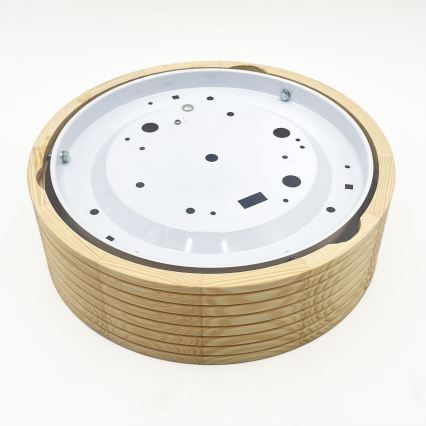 Stropní svítidlo NATURAL MODERN 1xE27/15W/230V pr. 27,5 cm borovice
