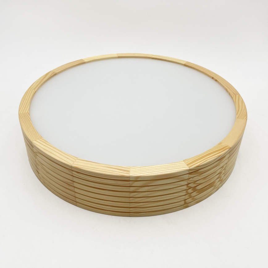 Stropní svítidlo NATURAL MODERN 2xE27/15W/230V pr. 37,5 cm borovice