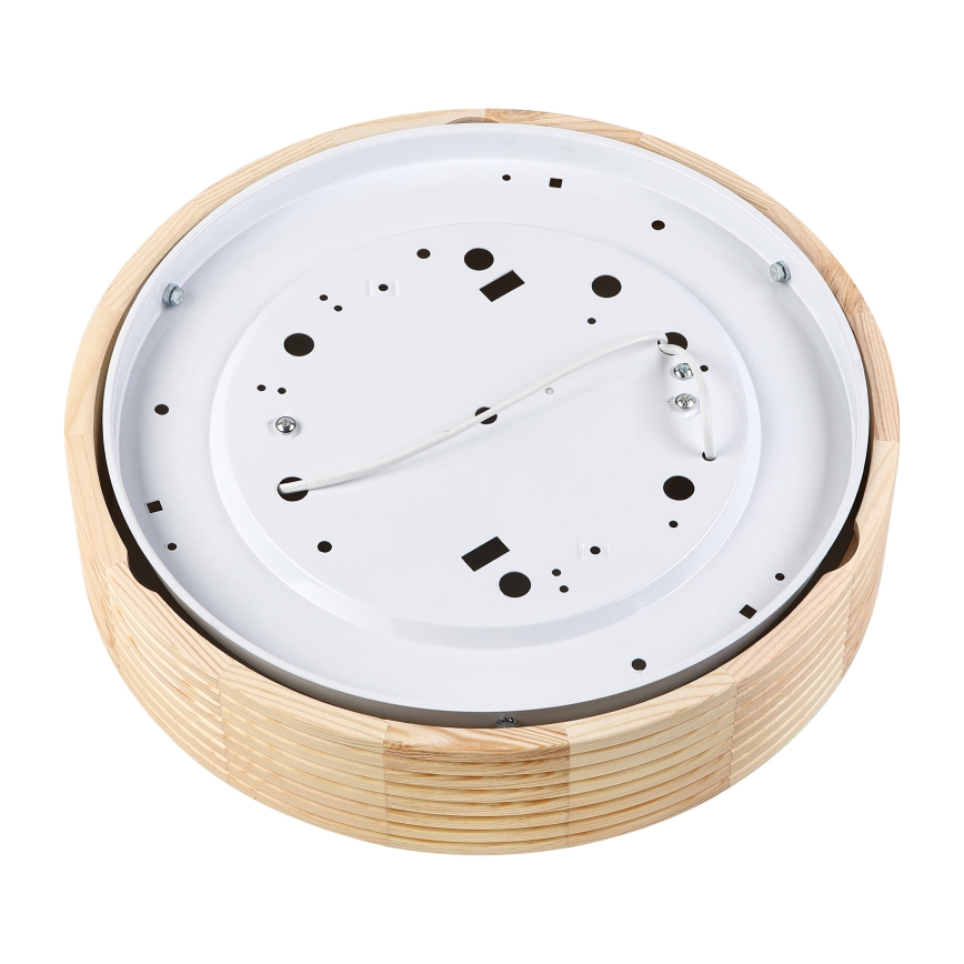 Stropní svítidlo NATURAL MODERN 2xE27/15W/230V pr. 37,5 cm borovice