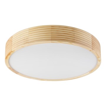 Stropní svítidlo NATURAL MODERN 3xE27/15W/230V pr. 47,5 cm borovice