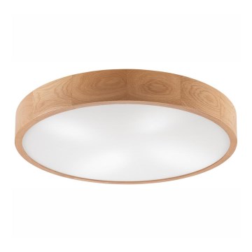 Stropní svítidlo OAK 4xE27/60W/230V ø 57 cm dub