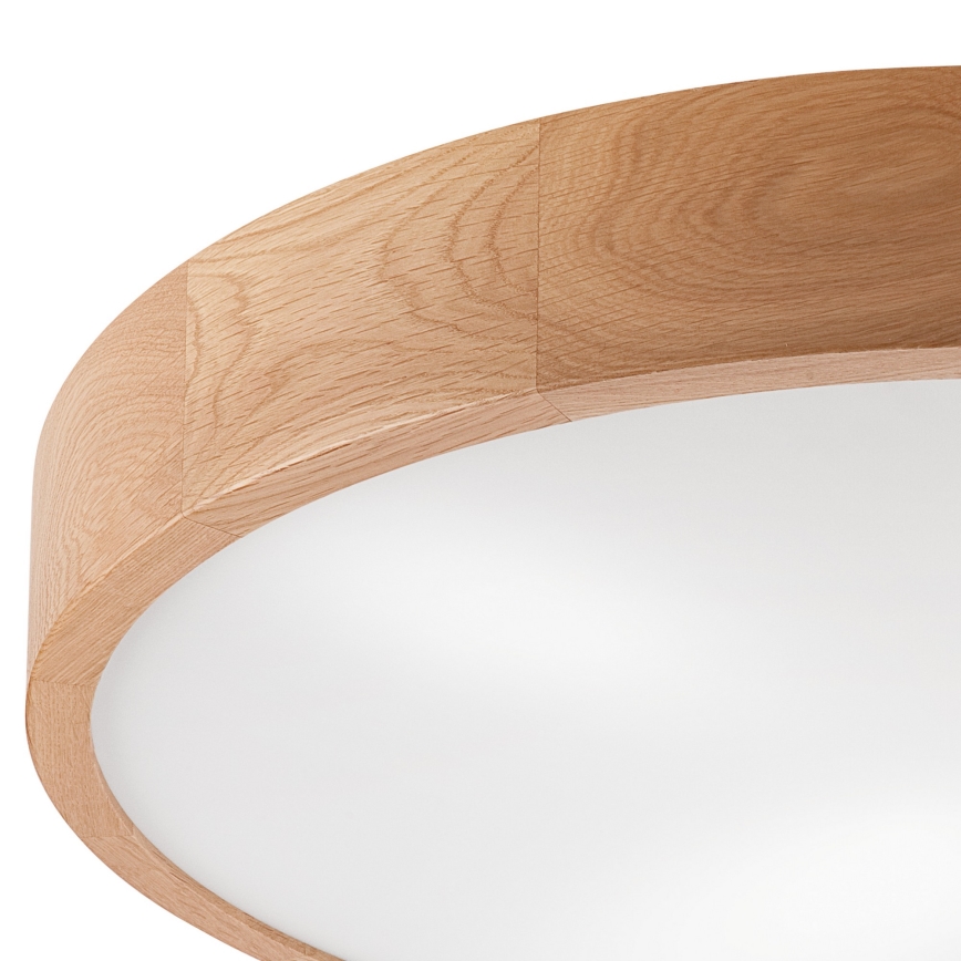 Stropní svítidlo OAK 4xE27/60W/230V ø 57 cm dub
