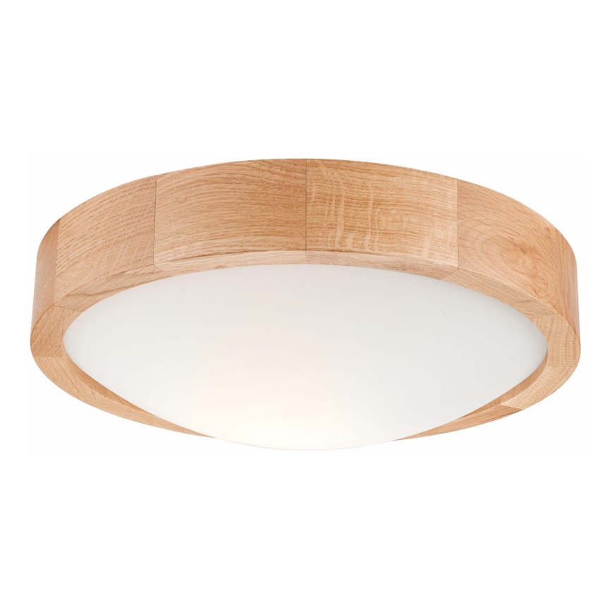 Stropní svítidlo OAK SLIM 1xE27/60W/230V dub ø 27 cm
