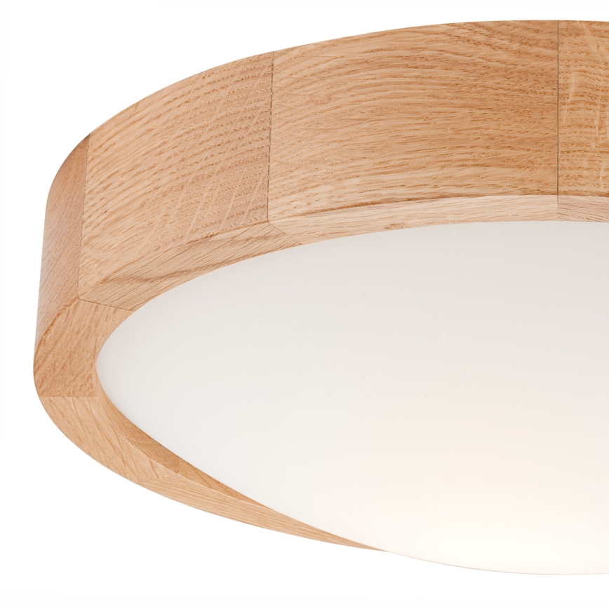 Stropní svítidlo OAK SLIM 1xE27/60W/230V dub ø 27 cm