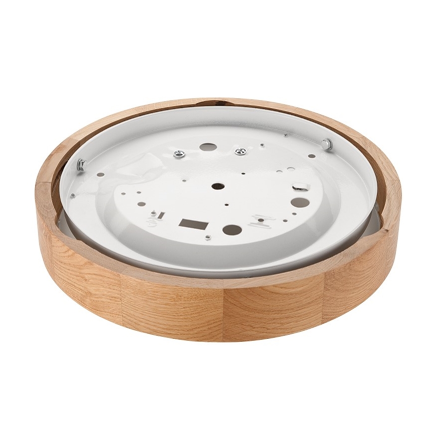 Stropní svítidlo OAK SLIM 1xE27/60W/230V dub ø 27 cm