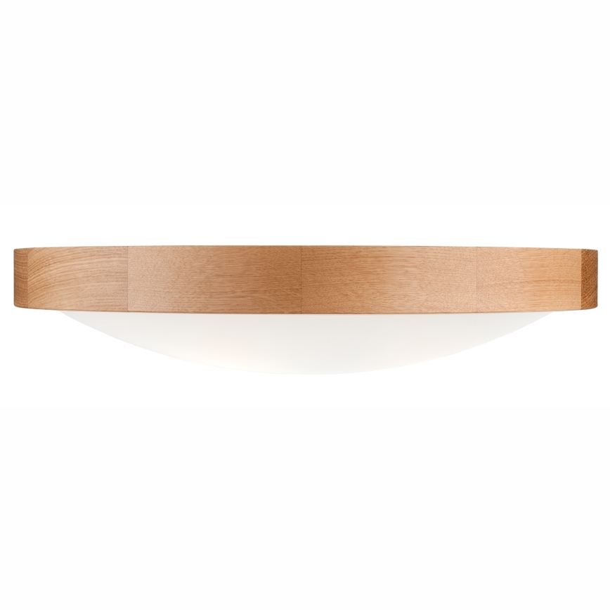 Stropní svítidlo OAK SLIM 3xE27/60W/230V dub ø 47 cm