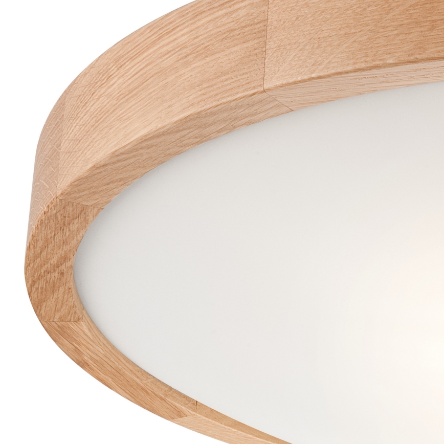 Stropní svítidlo OAK SLIM 3xE27/60W/230V dub ø 47 cm