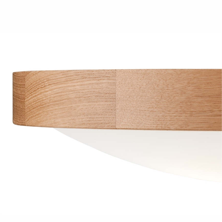 Stropní svítidlo OAK SLIM 3xE27/60W/230V dub ø 47 cm