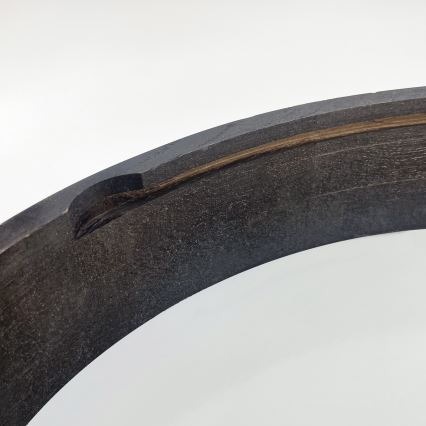 Stropní svítidlo OAK SMOKY 1xE27/15W/230V pr. 27,5 cm dub/tmavě hnědá