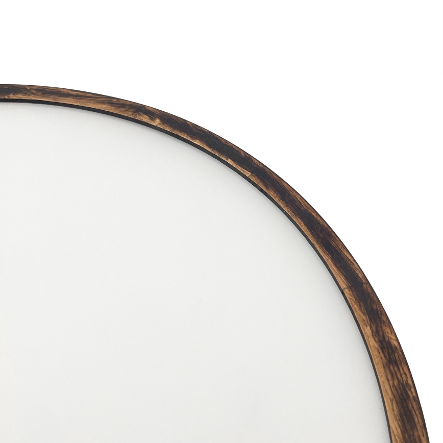 Stropní svítidlo OAK SMOKY 3xE27/15W/230V pr. 47,5 cm dub/tmavě hnědá