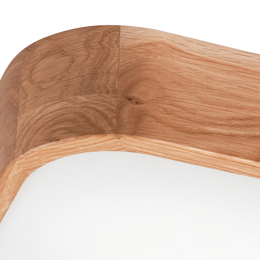 Stropní svítidlo OAK SQUARE 4xE27/15W/230V 45x45 cm dub