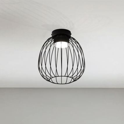 Stropní svítidlo OVELLA 1xGX53/10W/230V pr. 25 cm černá