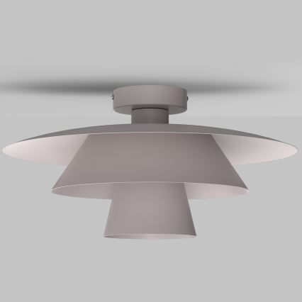 Stropní svítidlo PLATO 1xE27/15W/230V pr. 32 cm krémová