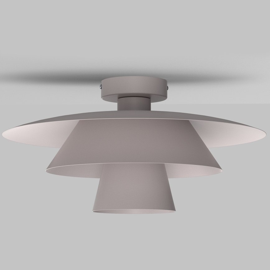Stropní svítidlo PLATO 1xE27/15W/230V pr. 32 cm krémová