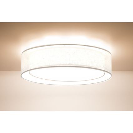 Stropní svítidlo PURO 2xE27/40W/230V pr. 50 cm bílá