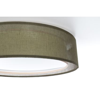 Stropní svítidlo PURO 2xE27/40W/230V pr. 50 cm zelená