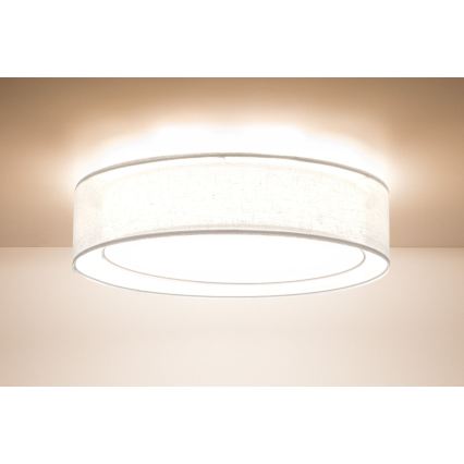 Stropní svítidlo PURO 2xE27/40W/230V pr. 60 cm bílá