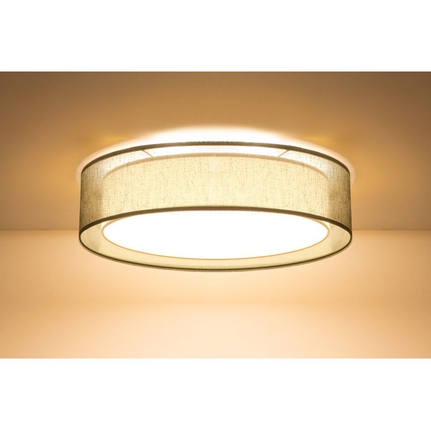 Stropní svítidlo PURO 2xE27/40W/230V pr. 60 cm zelená