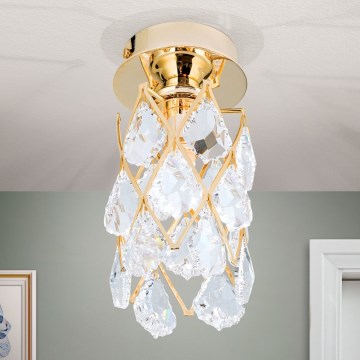 Stropní svítidlo RITA 1xG9/40W/230V pr. 9 cm zlatá