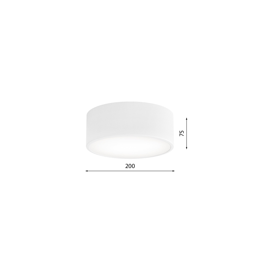 Stropní svítidlo se senzorem CLEO 1xE27/40W/230V pr. 20 cm bílá
