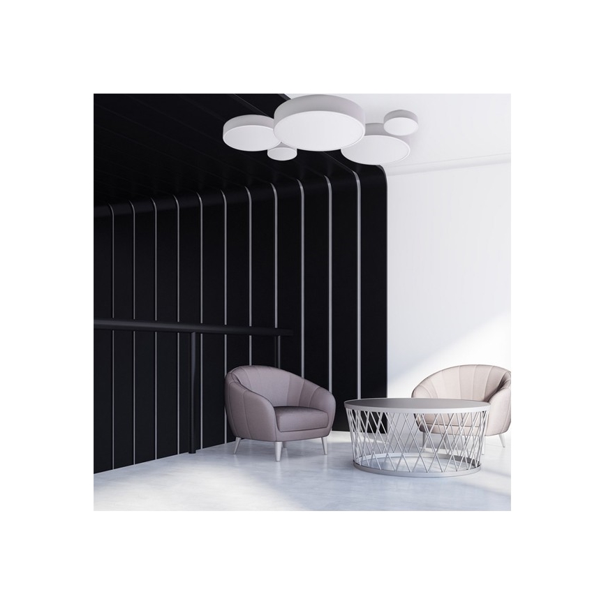 Stropní svítidlo se senzorem CLEO 3xE27/24W/230V pr. 40 cm bílá