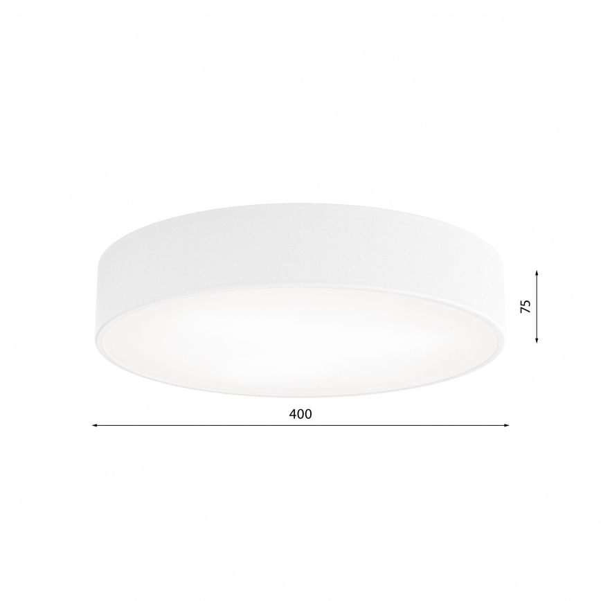Stropní svítidlo se senzorem CLEO 3xE27/24W/230V pr. 40 cm bílá