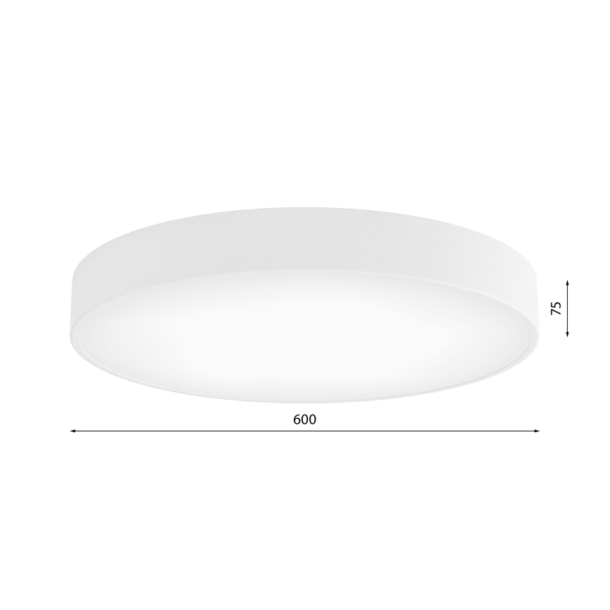 Stropní svítidlo se senzorem CLEO 5xE27/24W/230V pr. 60 cm bílá