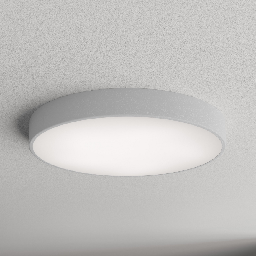 Stropní svítidlo se senzorem CLEO 5xE27/24W/230V pr. 60 cm šedá
