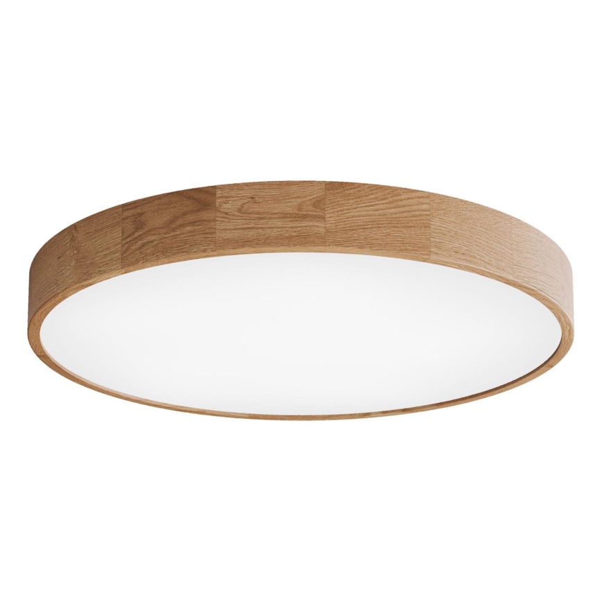 Stropní svítidlo se senzorem CLEO 6xE27/24W/230V pr. 80 cm dub