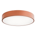 Stropní svítidlo se senzorem pohybu a soumraku CLEO 4xE27/24W/230V pr. 50 cm měděná