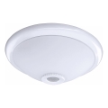 Stropní svítidlo se senzorem pohybu a soumraku MANA 2xE27/40W/230V pr. 30 cm bílá