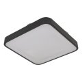 Stropní svítidlo se senzorem WILTON 2xE27/60W/230V 33x33 cm antracit