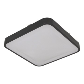 Stropní svítidlo se senzorem WILTON 2xE27/60W/230V 33x33 cm antracit