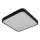 Stropní svítidlo se senzorem WILTON 2xE27/60W/230V 33x33 cm černá