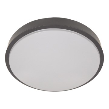 Stropní svítidlo se senzorem WILTON 2xE27/60W/230V pr. 33 cm antracit