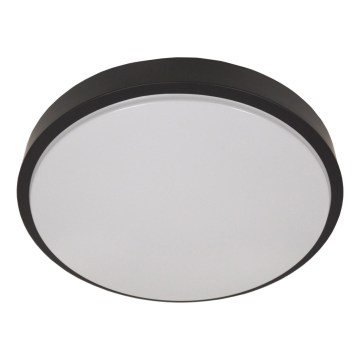 Stropní svítidlo se senzorem WILTON 2xE27/60W/230V pr. 33 cm černá