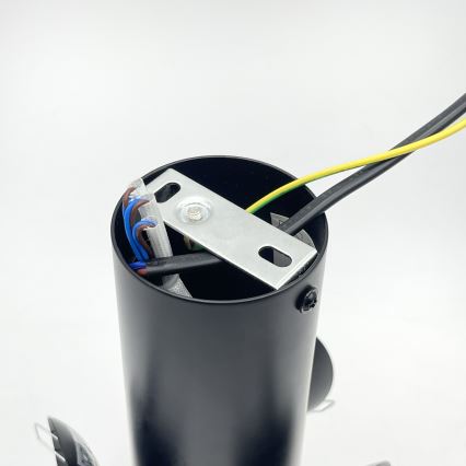 Stropní svítidlo SFERIO 3xE14/5W/230V černá/kouřová černá