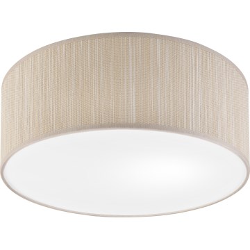 Stropní svítidlo SIRJA 1xE27/15W/230V pr. 35 cm béžová