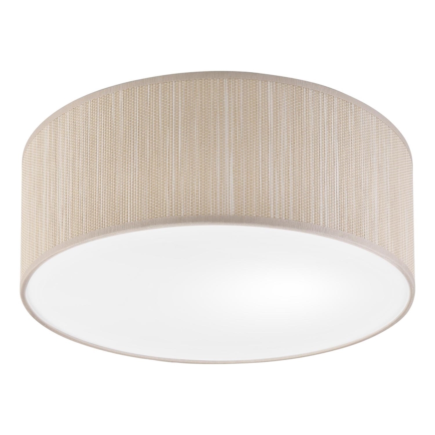 Stropní svítidlo SIRJA 1xE27/15W/230V pr. 35 cm béžová