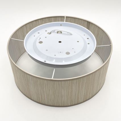 Stropní svítidlo SIRJA 1xE27/15W/230V pr. 35 cm béžová