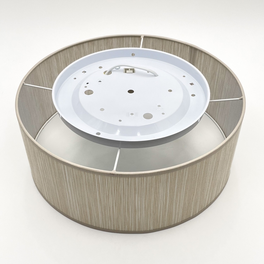 Stropní svítidlo SIRJA 1xE27/15W/230V pr. 35 cm béžová